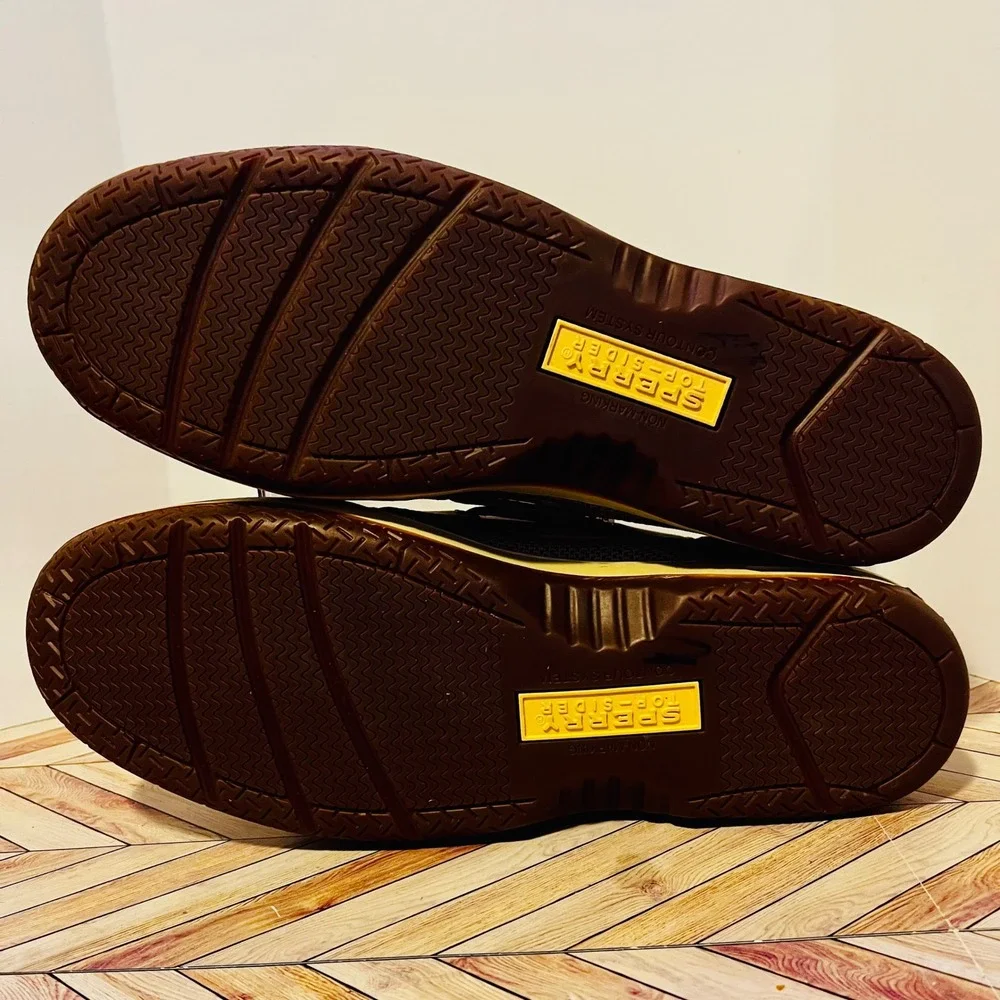 Sperry Top-Sider Billfish 3-Eye Boat Shoes Mens 10.5 Light Brown Leather 0799023